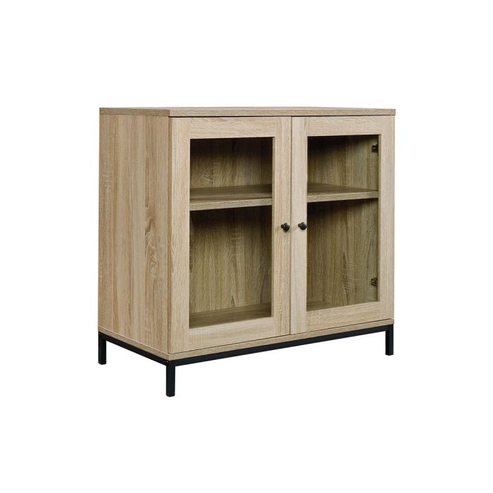 Solid Wood Rattan Tv Unit – Natural Finish - Image 2